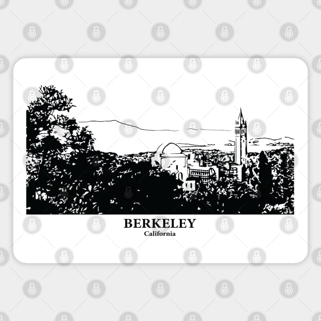 Berkeley - California Magnet by Lakeric